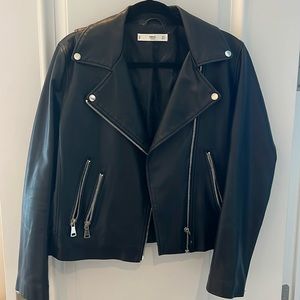 Mango Faux Leather Jacket